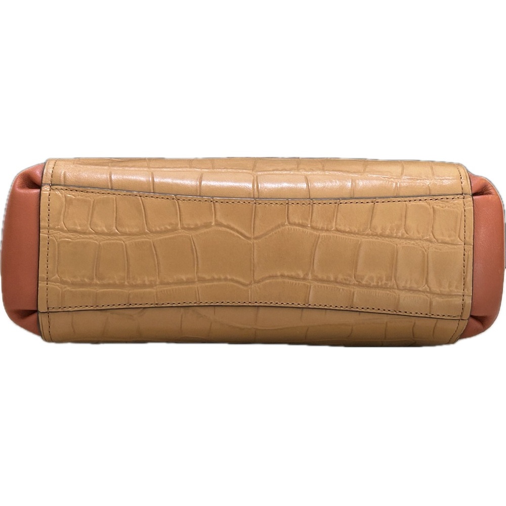 COACH Brooke Mini Croc Embossed and Smooth Leather in Colorblock Xbody/Satchel - Picture 10 of 14